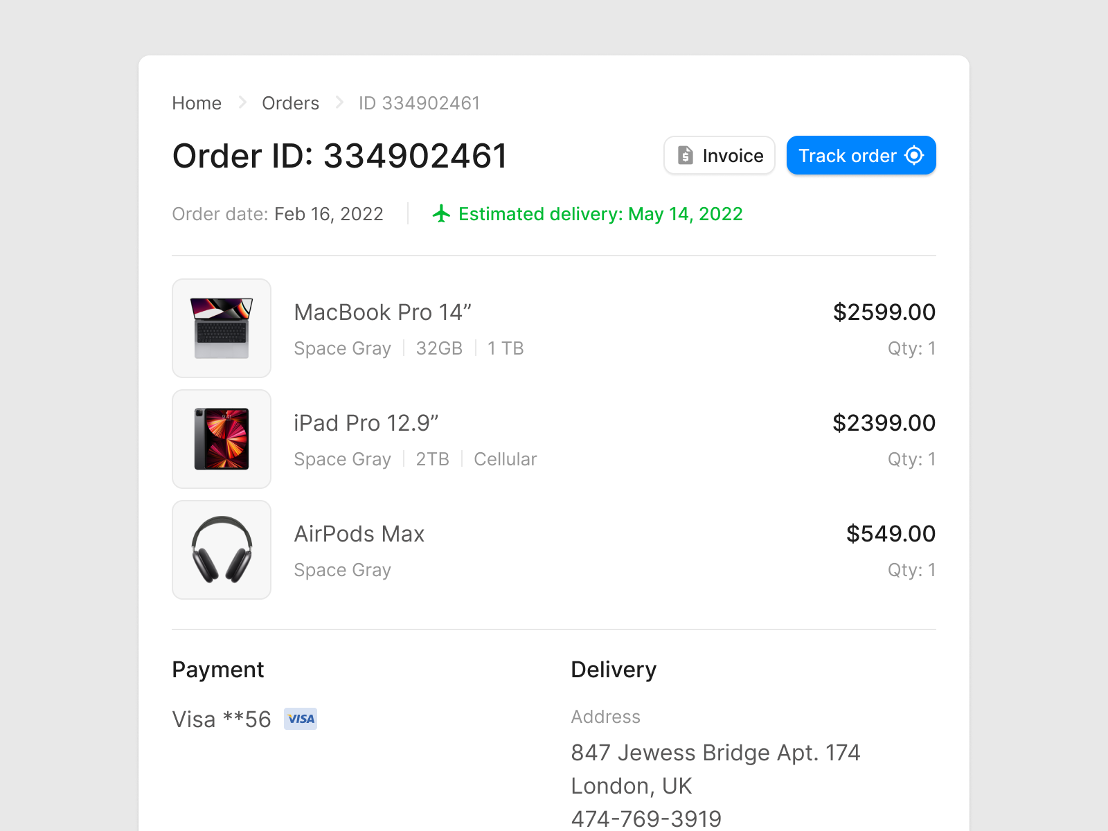 order-info-by-pixsellz-on-dribbble