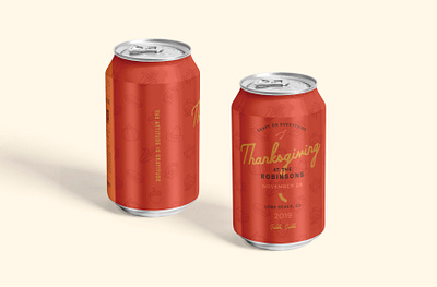 Thanksgiving beer packaging beer art beer branding beer can beer label can custom design gratitude packaging packaging design type typography