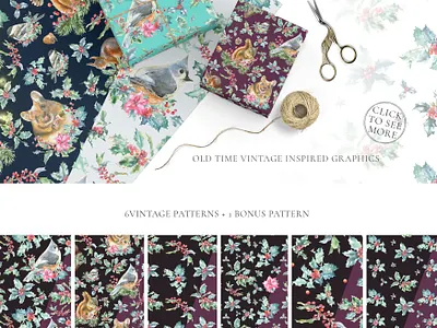 Christmas Watercolor Woodland Story by Catherine Wheel 2020 animal bird card christmas christmas watercolor forest graphics illustration merry christmas mouse new year pattern rat retro squirrel vintage watercolor winter woodland