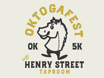 Octogafest design illustrator logo mascot