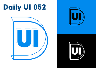 Daily UI 052 - Daily UI logo daily 100 challenge daily ui dailyui logo ui uidesign uiux ux