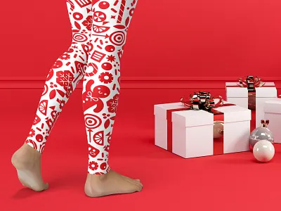 Candy Collective Holiday Leggings candy clothing club kiddo kids kids illustration leggings pattern