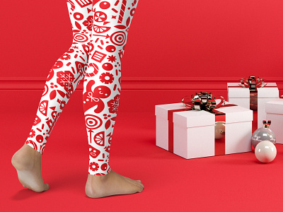 Candy Collective Holiday Leggings candy clothing club kiddo kids kids illustration leggings pattern