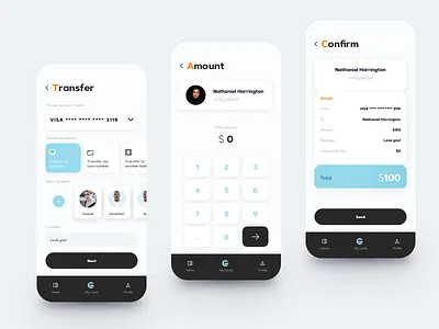 VA Bank App amount balance bank banking banking app credit card finance fintech mobile money money transfer online banking transfer virtual card wallet