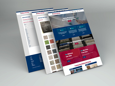 Midwest Chemicals Perspective Web Design Mockup ui ux design web design web site website design