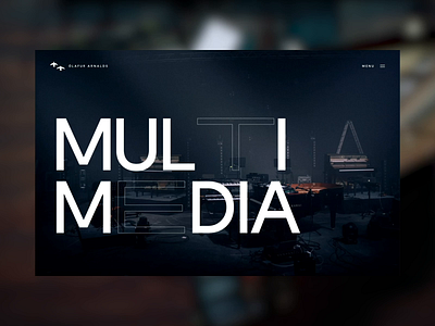 Ólafur Arnalds - Multimedia albums artist horizontal music player scroll variable font website