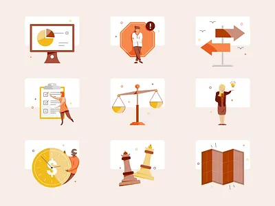 Cost Fallacy Icons business cost cost fallacy fallacy finance icons money people strategy