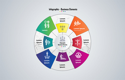 infographic abstract abstract design artwork design illustration infographic infographic design infographic elements infographic resume infographics ui ux vector vector illustration