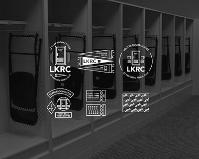 Locker Room Coffee Concept Design branding cafe coffee concept lockerroom logo shop