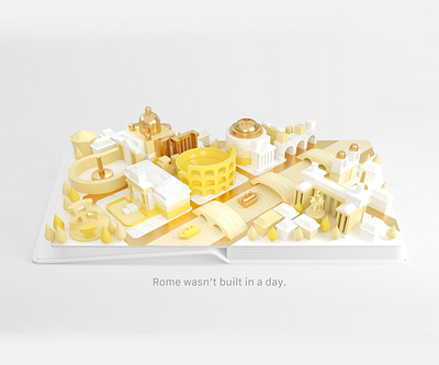 Rome City Book c4d octanerender