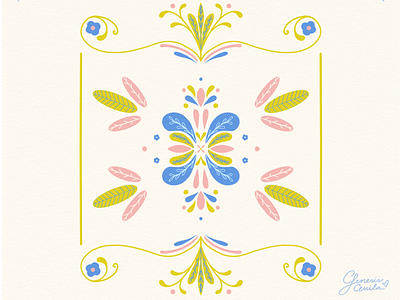 Enchanted Flower disney disney art enchanted floral floral design floral pattern frozen frozen2 illustration illustration art illustration design illustrator pattern pattern design photoshop photoshop art