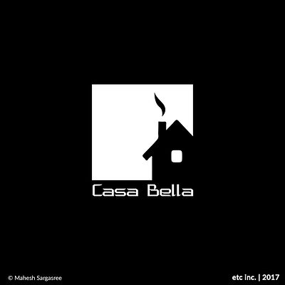 Casa Bella branding design illustration logo