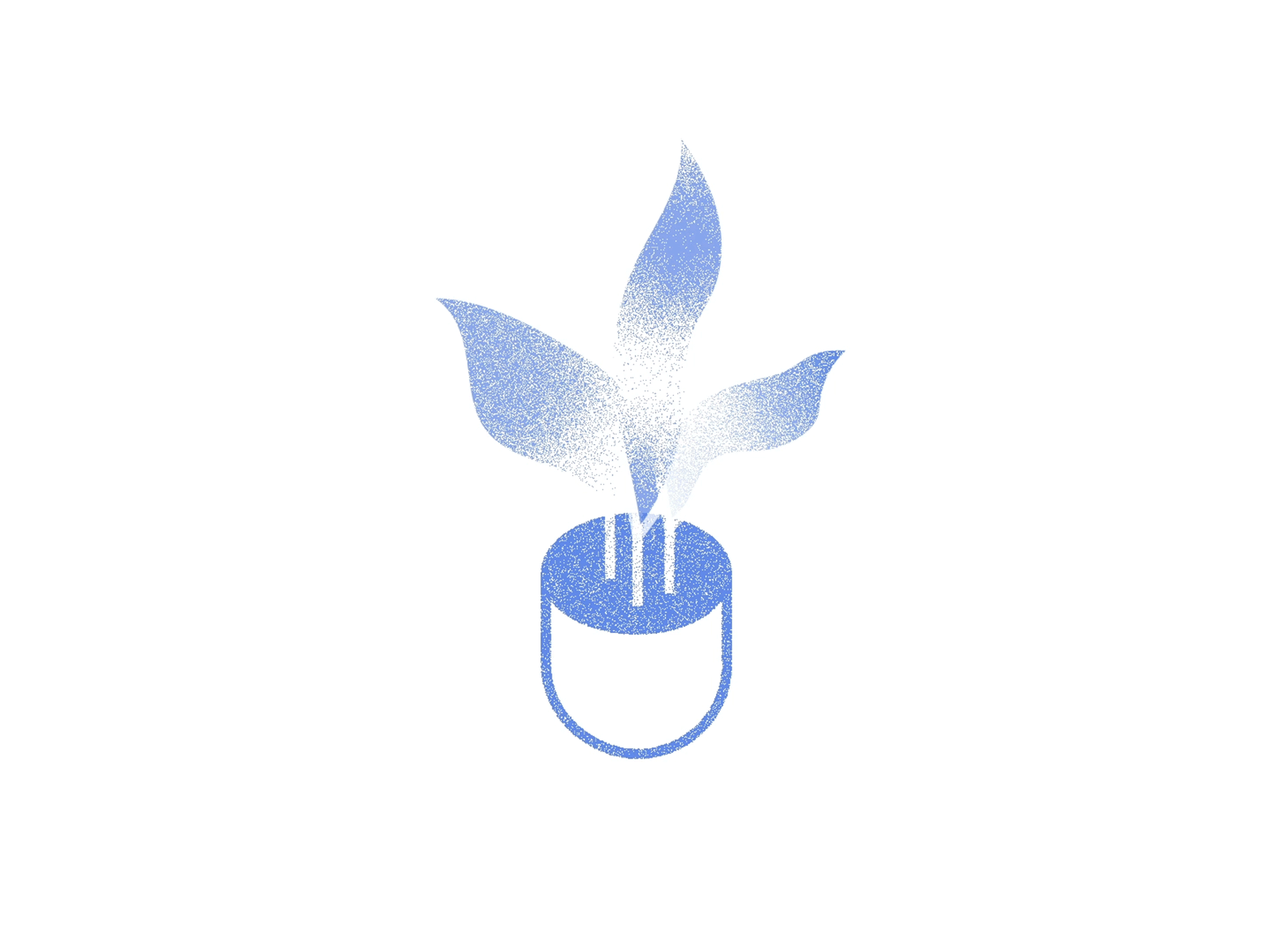 Blue Plant after effects blue grain plant texture