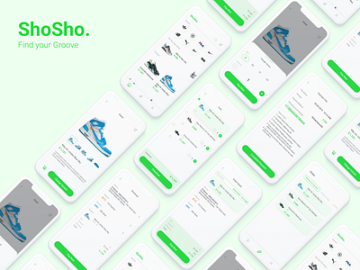 Shosho. - Shoes Store figmadesign market online shop shoes sneakers store ui design