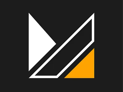 M clean design flat flat design graphic design illustrator minimal minimalism minimalist minimalist logo shapes typography art vector