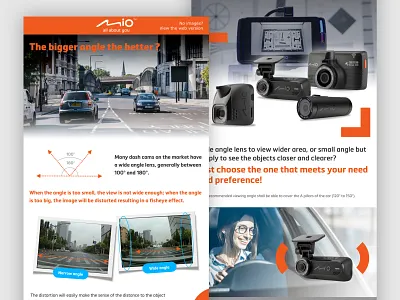 Mio Class newsletter, En. branding dashcam edm newsletter ui