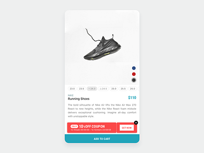 Daily UI 016 app coupon dailyui design popup ui