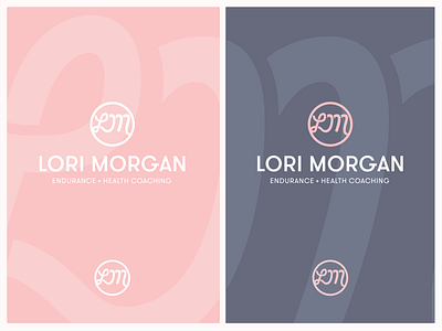 Lori Morgan Revised Logos & New Color Palette brand identity branding design graphic design logo logo design typography vector