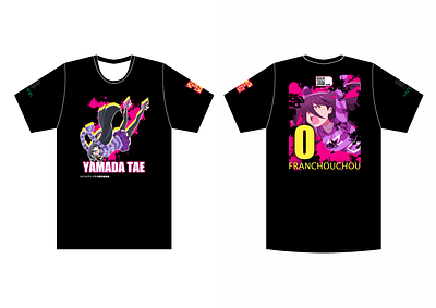 Zombieland Saga Tae Black Tee anime manga shirt shirt design zombieland saga