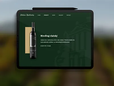 Château Topoľčianky | web redesign concept | 2/2 brand concept design landing landing page landingpage redesign ui uidesgin ux uxdesign web web design web designer webdesign wine winery