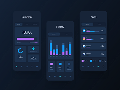 Security Data Manager App app design interface ios mobile app mobile design ui uidesign