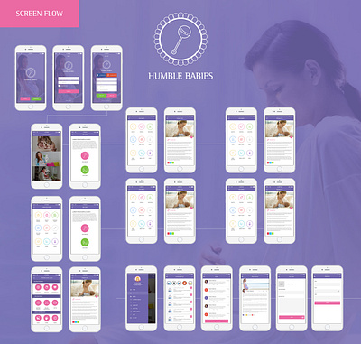 Humble Babies app design creative app creative app design creative design creative ui graphic design humble babies humble babies ui ux