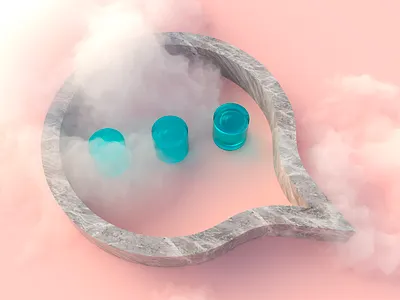 Q for Question 36daysoftype 3d 3d art 3d illustration alphabet blender clouds cycles dribble illustration letter letter q marble material q question render typo typography vector