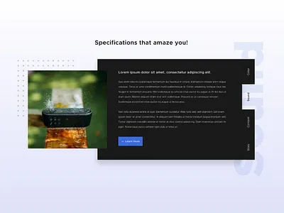Vertical Tab design clean creative desktop minimal modern pattern tab tabs uiux vertical design web