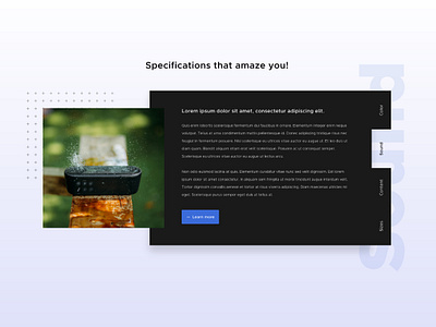 Vertical Tab design clean creative desktop minimal modern pattern tab tabs uiux vertical design web