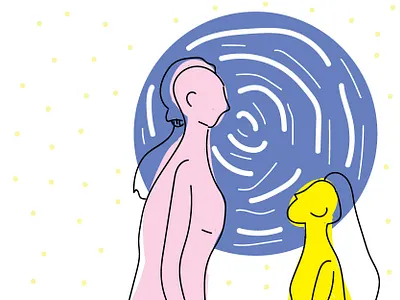 I Look Up To You cute graphic graphic design graphicdesign illustration illustration art illustrations illustrator people simple vector