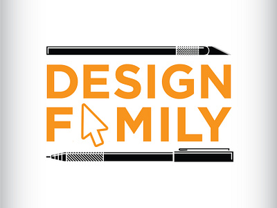 You never design alone... community conceptual empowering family gotham illustration inspiration design logo a day mentors pen refelction simple teamwork typography vector vivid