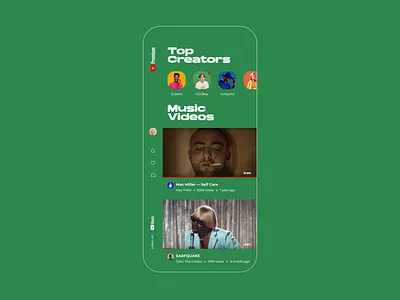 YouTube Geometry Concept app appdesign application application design clean colorful concept concept art design interface interfaceconcept interfacedesign mobile product design productdesign ui ui design uidesign ux youtube