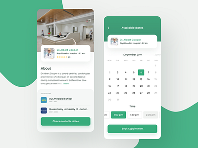 Find your Doctor App app clean clinic design doctor doctor app doctors health health app healthcare hospital ios mobile ui white