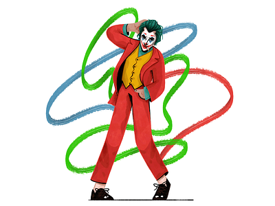 Joker 2d character character design characterdesign illustration joker joker movie raster