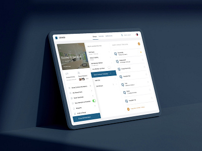 iDenedi App. Dashboard design app basov blue communication communications dashboad dashboard ui design groups id card ipad ipad app minimal responsive saas saas design secure communications team members ui website