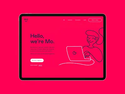 Meet Mo animation branding design identity illustration logo product typography vector visual identity website