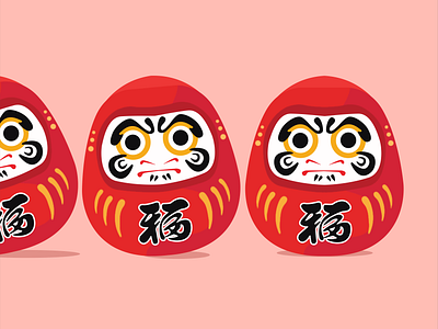 Japan - Daruma daruma illustraion illustration art japan japanese culture vector vector illustration