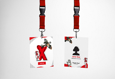 TedxStokeonTrent Lanyards brand brand identity branding design event event branding flat illustraion illustration illustrator lanyard minimal tedx vector