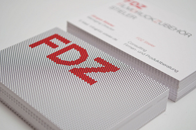 Businesscard FDZ-Stieler business card businesscard corporate corporate design typography