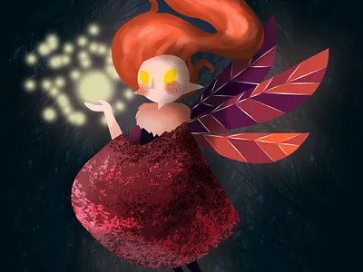 Fairy board game childrens illustration design fantasy illustration