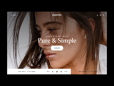 Pure and Simple Desktop Design design interaction design minimal ui web website