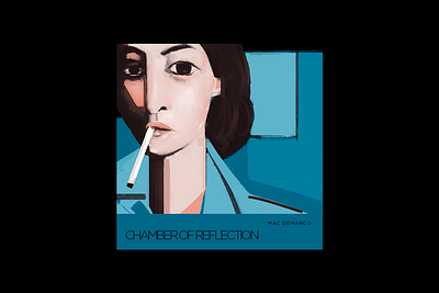 chamber_of_reflection_mac_demarco album art album cover album cover design character character design characterdesign collage design editorial design illustration illustration art illustrator photoshop