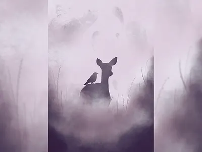 Lost in a fog art darkart design digital illustration digital painting digitalart grain illustration illustration art illustration design illustration digital illustrations illustrator landscape illustration mysterious photoshop procreate procreate art sketches