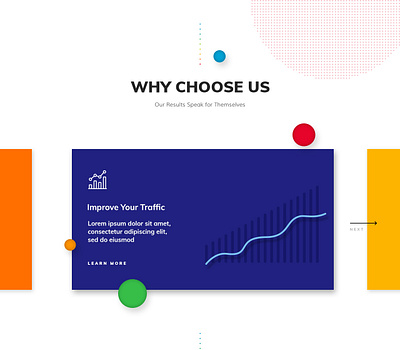 why choose us slider ui web design