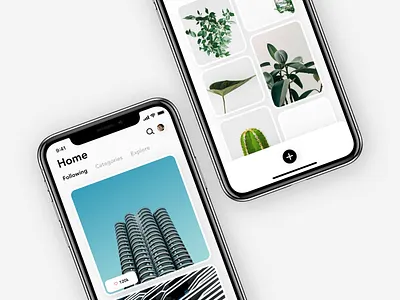 Minimal Photo sharing - Exploration app branding concept copenhagen design images minimal minimalist mobile app modern photo photo sharing photography picture share ui ui design user interface ux