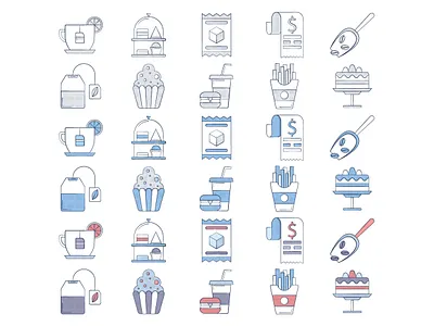10 Free Cafe Icon cafe free freebie graphics icons typography vector