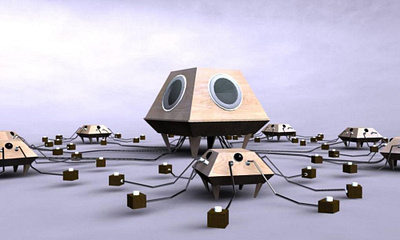 Octopus 3d art school design experimental