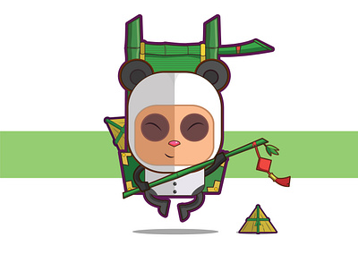 Temmo Fanart LOL 2d 2d art animal champion cute cute fun funny design fanart illustration indentity lol temmo