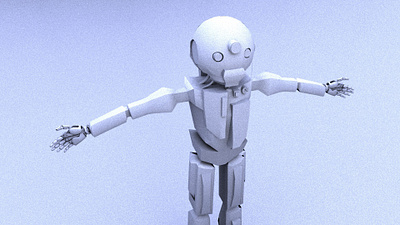 Humbot 3d industrialdesign maya robot