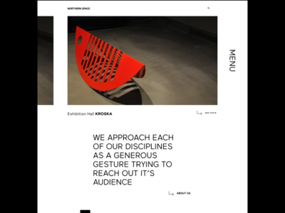 Northern space 2019 atomic geometric material minimal new ui ux website design